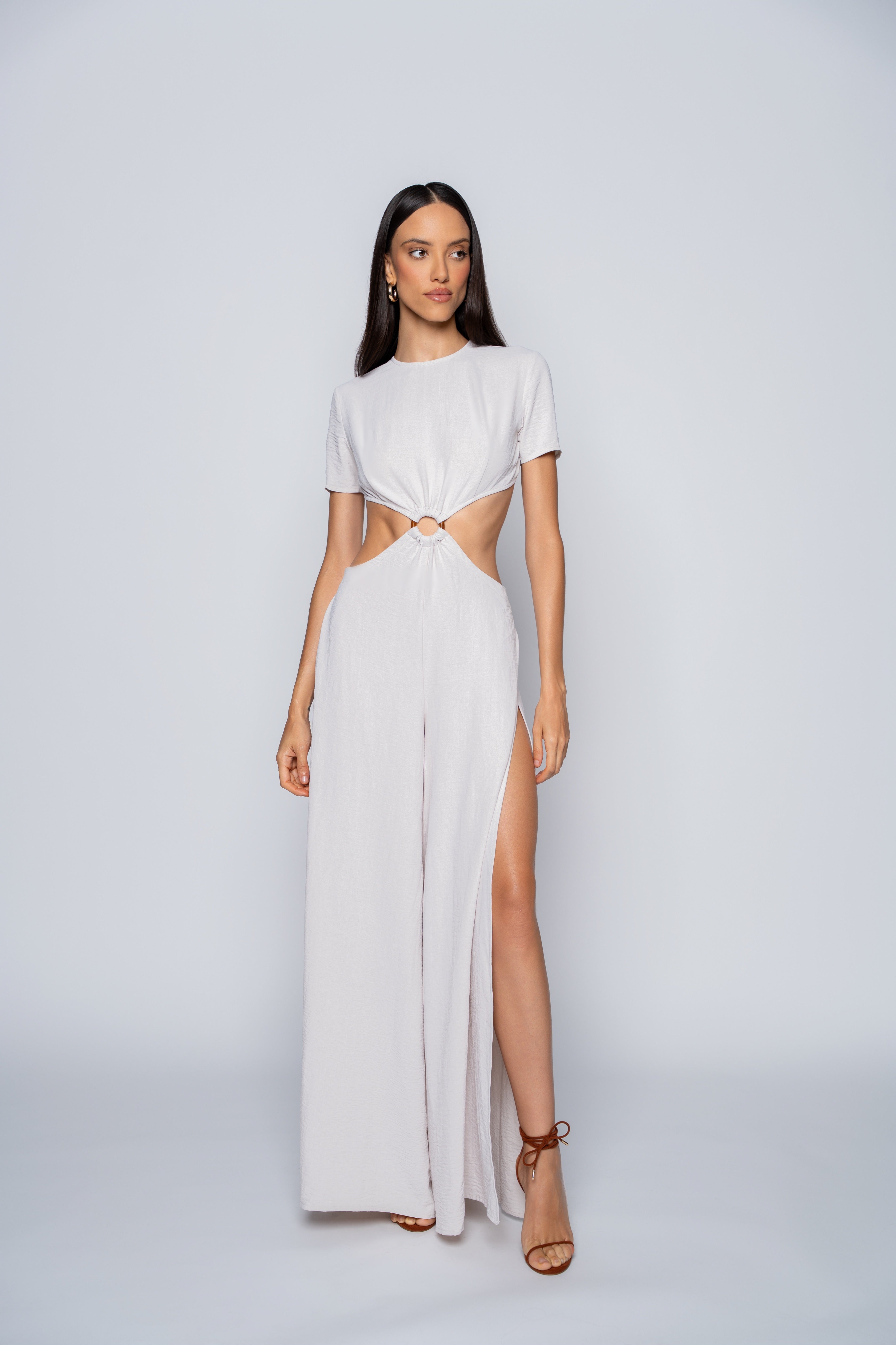 Moonstone Jumpsuit – Light Gray