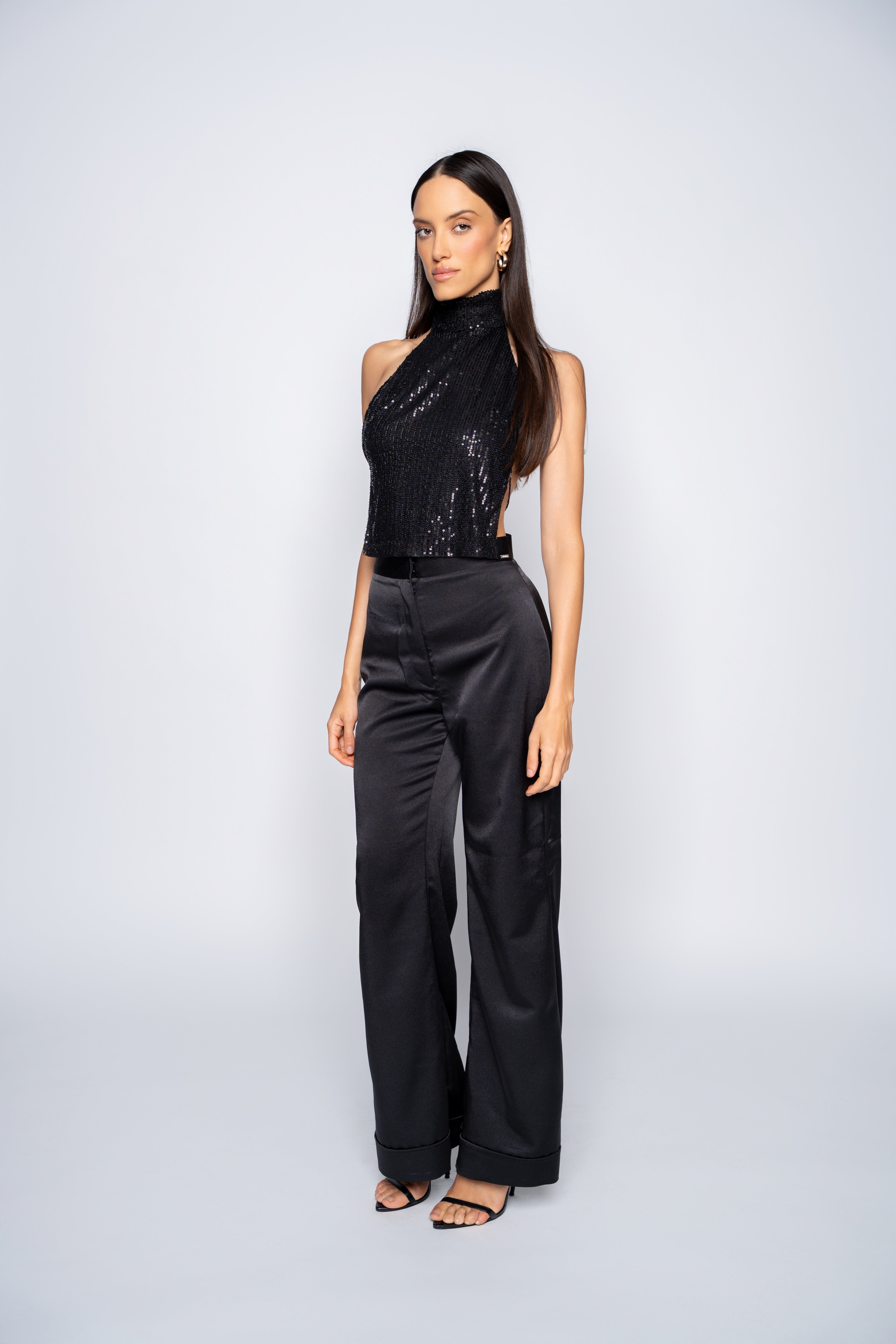 Nyx Sequin Top - Black (pre-order)