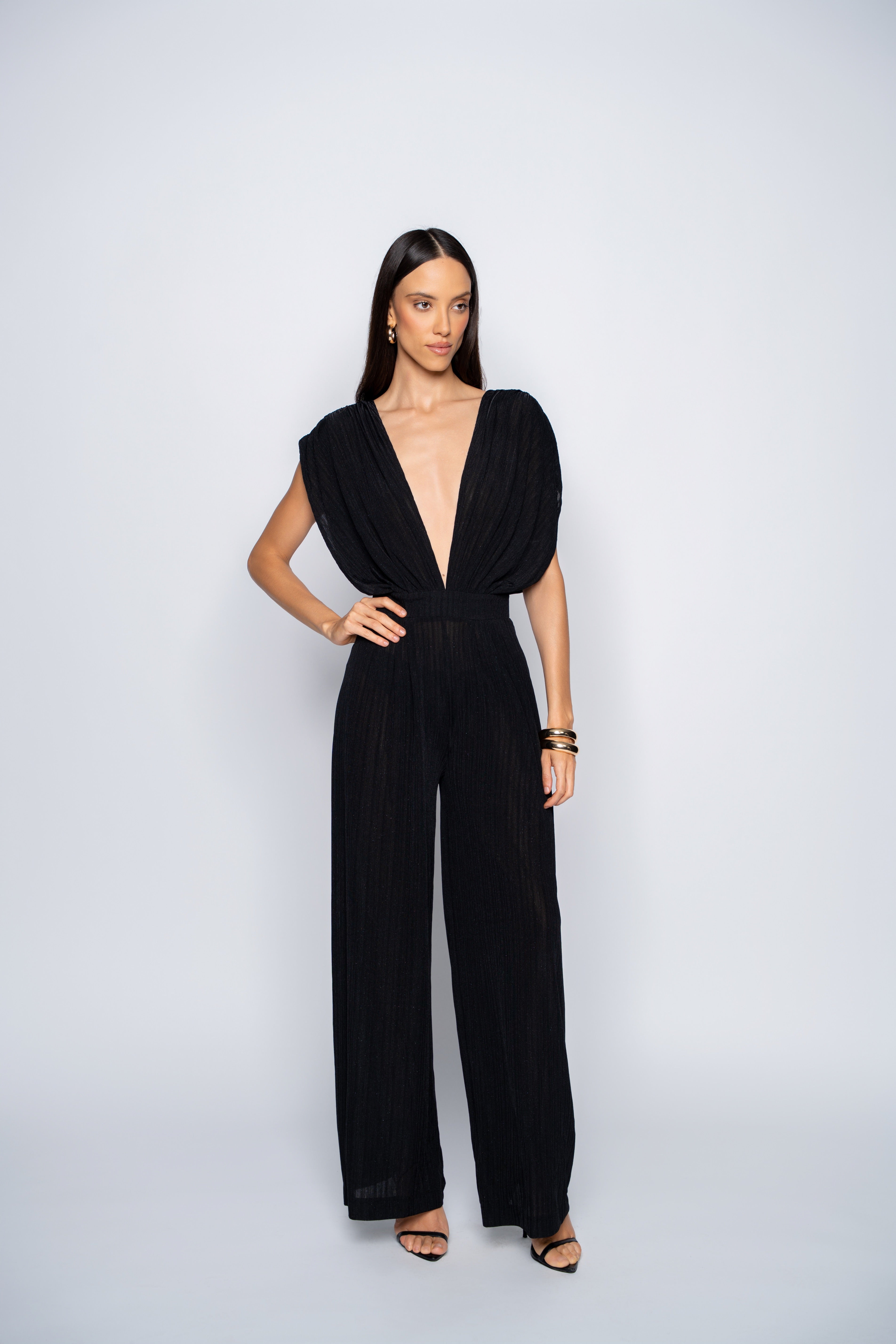 Topaz Jumpsuit – Black: