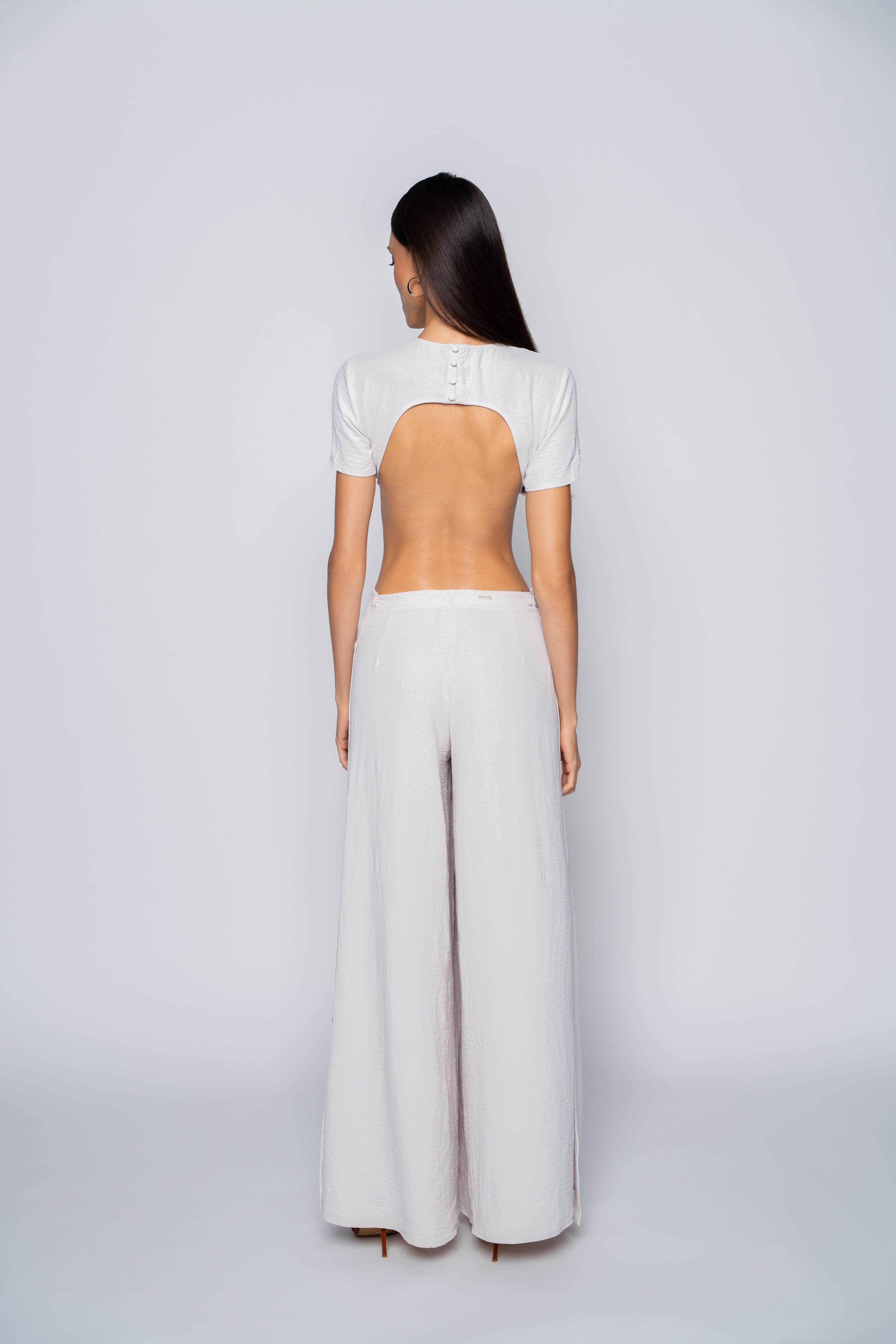 Moonstone Jumpsuit – Light Gray